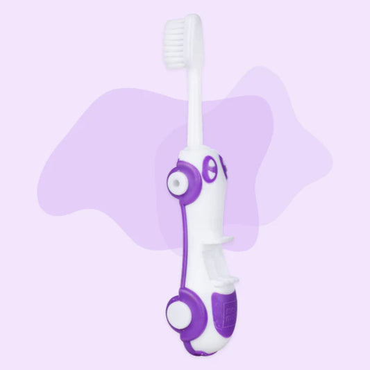 Mee Mee Foldable Infant to Toddler Toothbrush (purple)