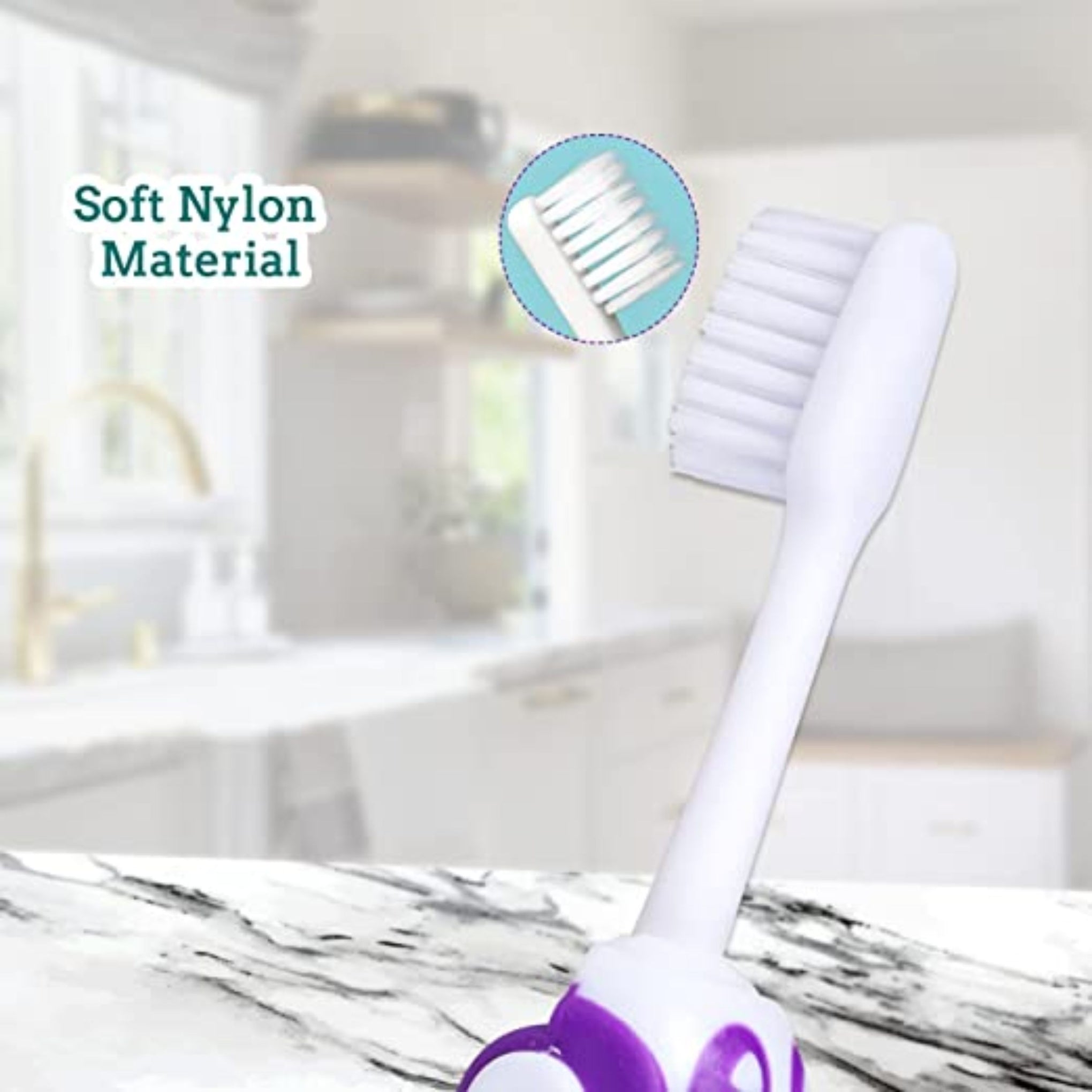 Mee Mee Foldable Infant to Toddler Toothbrush (purple)