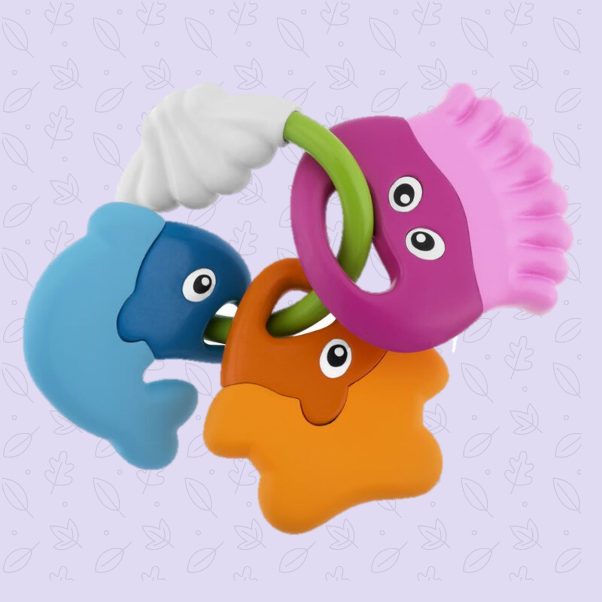 CHICCO Start-up Play Sat for 3-18m baby | teether & rattles set | Rattle & Teether Play Set Toys for little ones ( multicolor)
