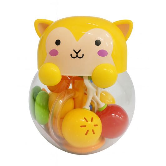 Smile Baby 5-in-1 Cute Animal Shaped Rattle Set for Infants | BPA-Free Safe Baby Toys | Colorful Sound & Teether Toys for Newborns (0+ Months)