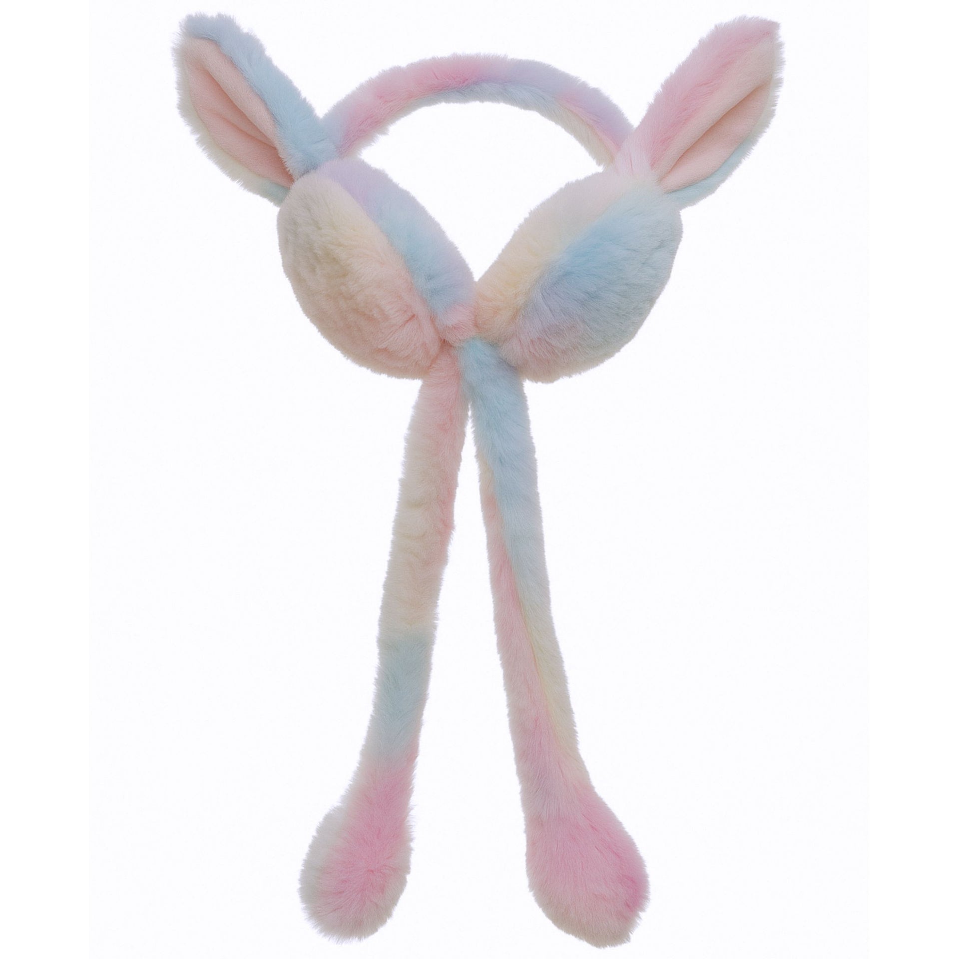 Smile Baby Plush Bunny Earmuffs with Moving Jumping Ears | Soft Warm Winter Ear Covers for Kids & Girls | Fun Air-Pump Jumping Ears Design –  Unicorn Shades