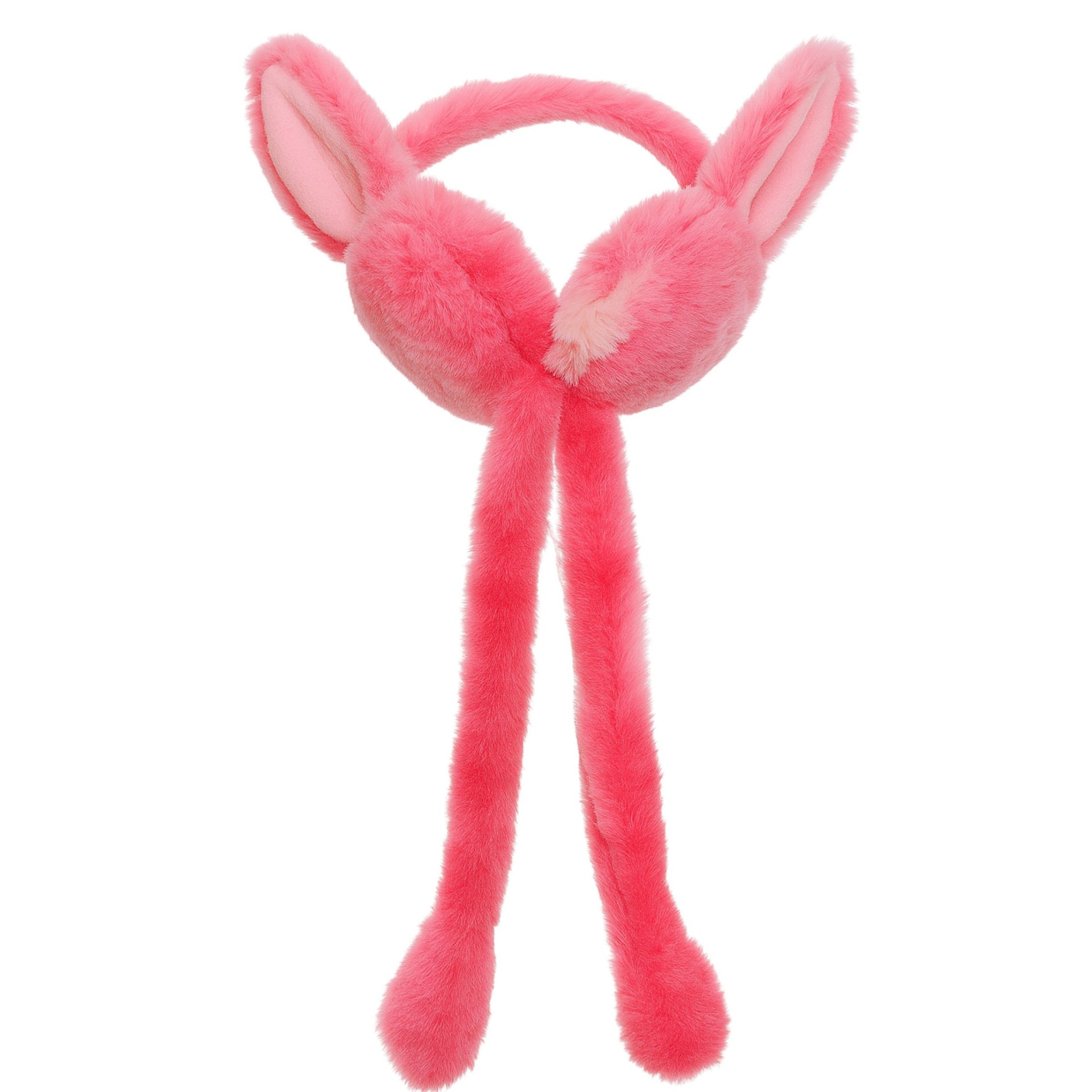 Smile Baby Plush Bunny Earmuffs with Moving Jumping Ears | Soft Warm Winter Ear Covers for Kids & Girls | Fun Air-Pump Jumping Ears Design –  Unicorn Shades