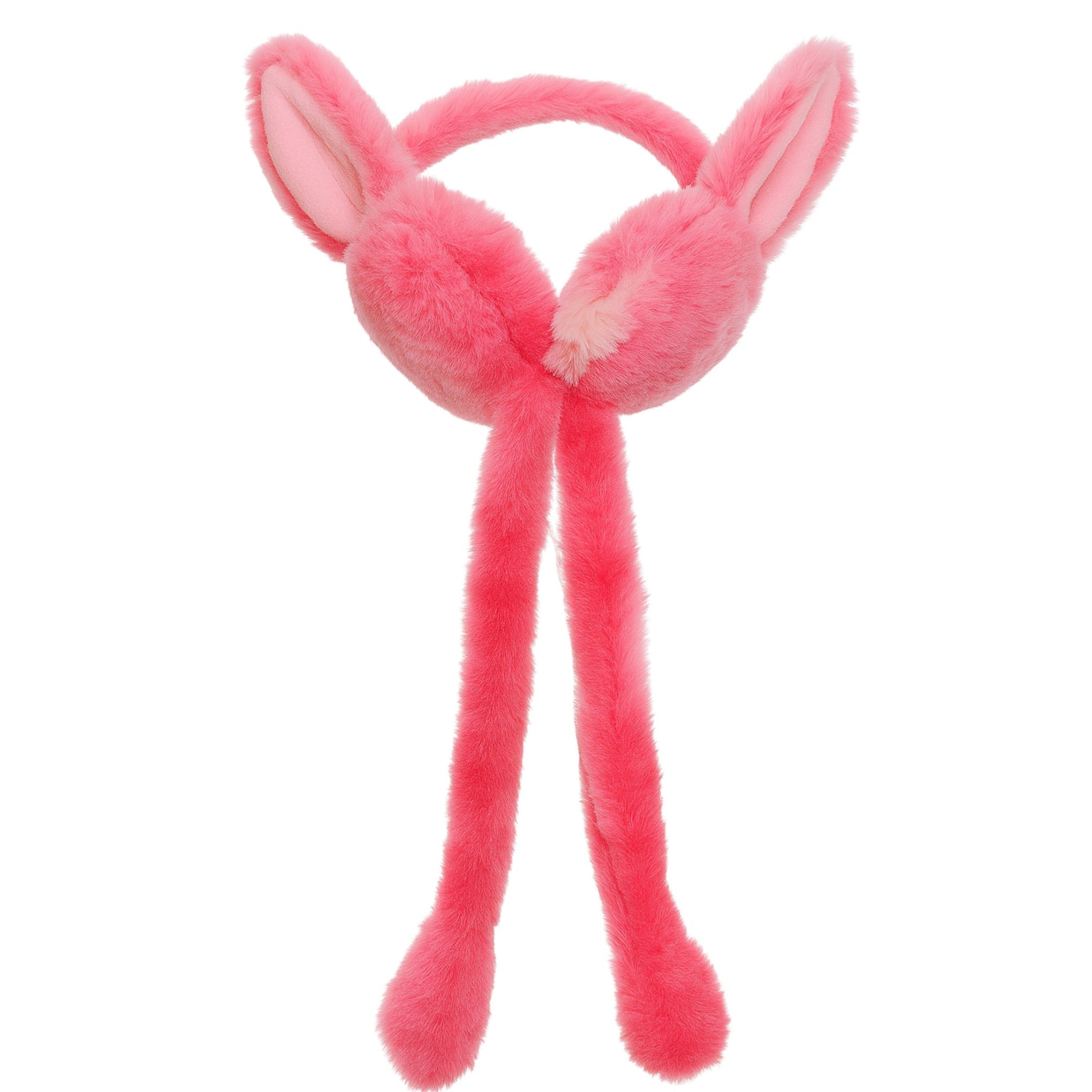 Smile Baby Plush Bunny Earmuffs with Moving Jumping Ears | Soft Warm Winter Ear Covers for Kids & Girls | Fun Air-Pump Jumping Ears Design –  Unicorn Shades