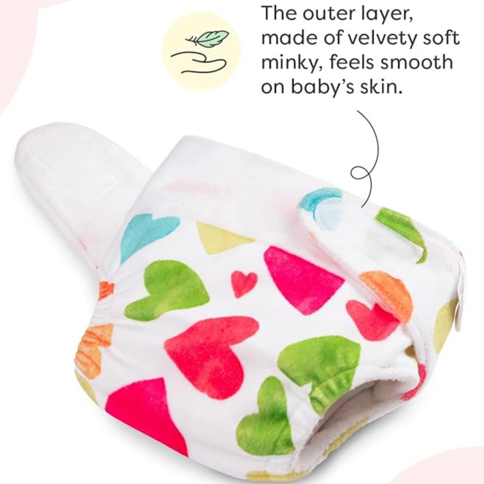 SuperBottoms New Born UNO Cloth Diaper Combo Pack - Includes 1 UNO Diaper, 1 DryFeel Magic Pad & 1 Universal Booster Pad - Reusable, Washable, Organic & Rash-Free - For Babies – 0-3M - Eco-Friendly