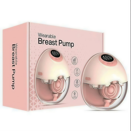 Wearable Electric Breast Pump – Hands-Free, Portable & Silent | Double Breastfeeding Pump for Moms | USB Rechargeable | LCD Display & Multiple Modes