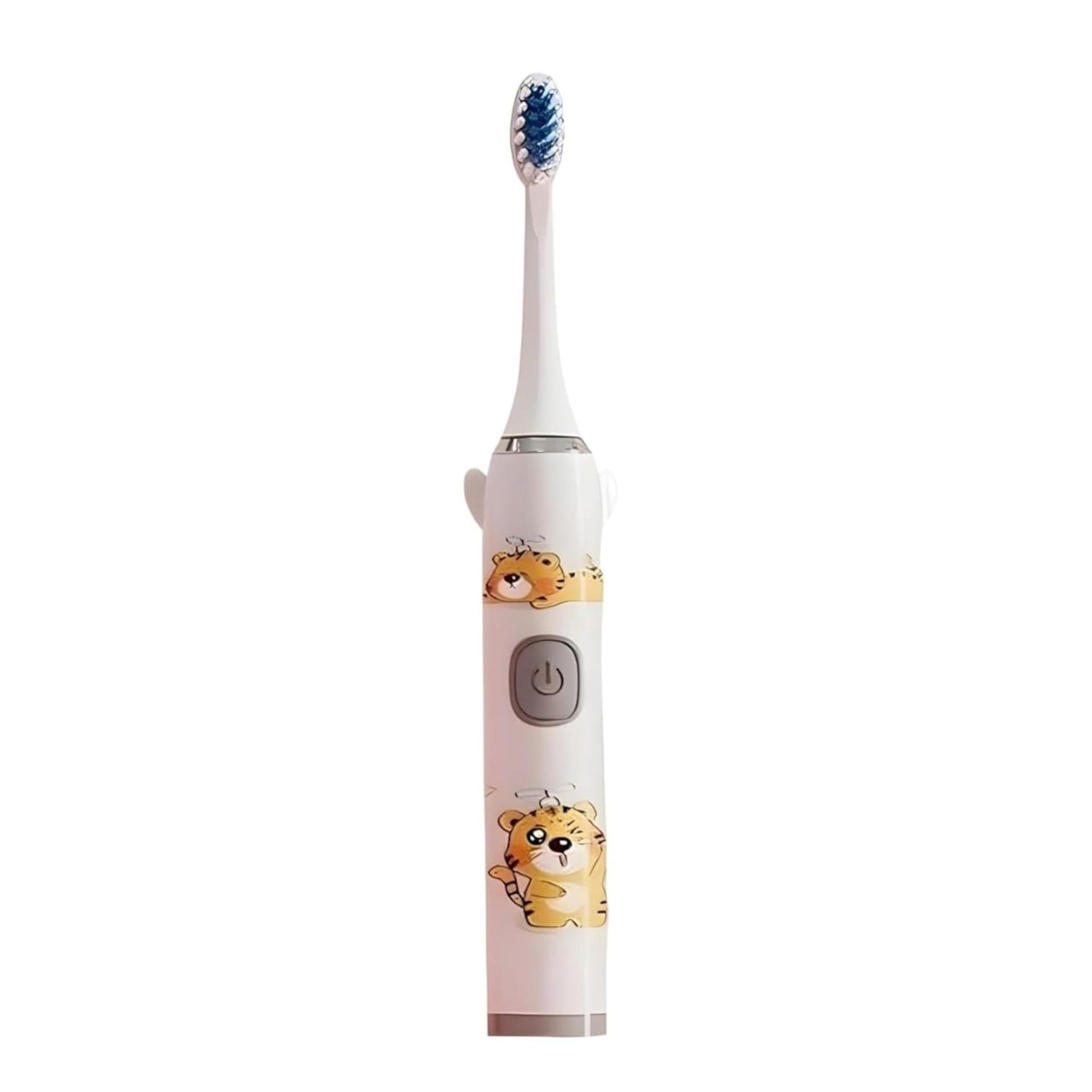 Smile Baby kids Electric Toothbrush with Cartoon Characters, Soft Bristles Battery Operated Kids Cartoonic Vibrating/Oscillating Toothbrush for cleaning the teeth (white, 1pec)