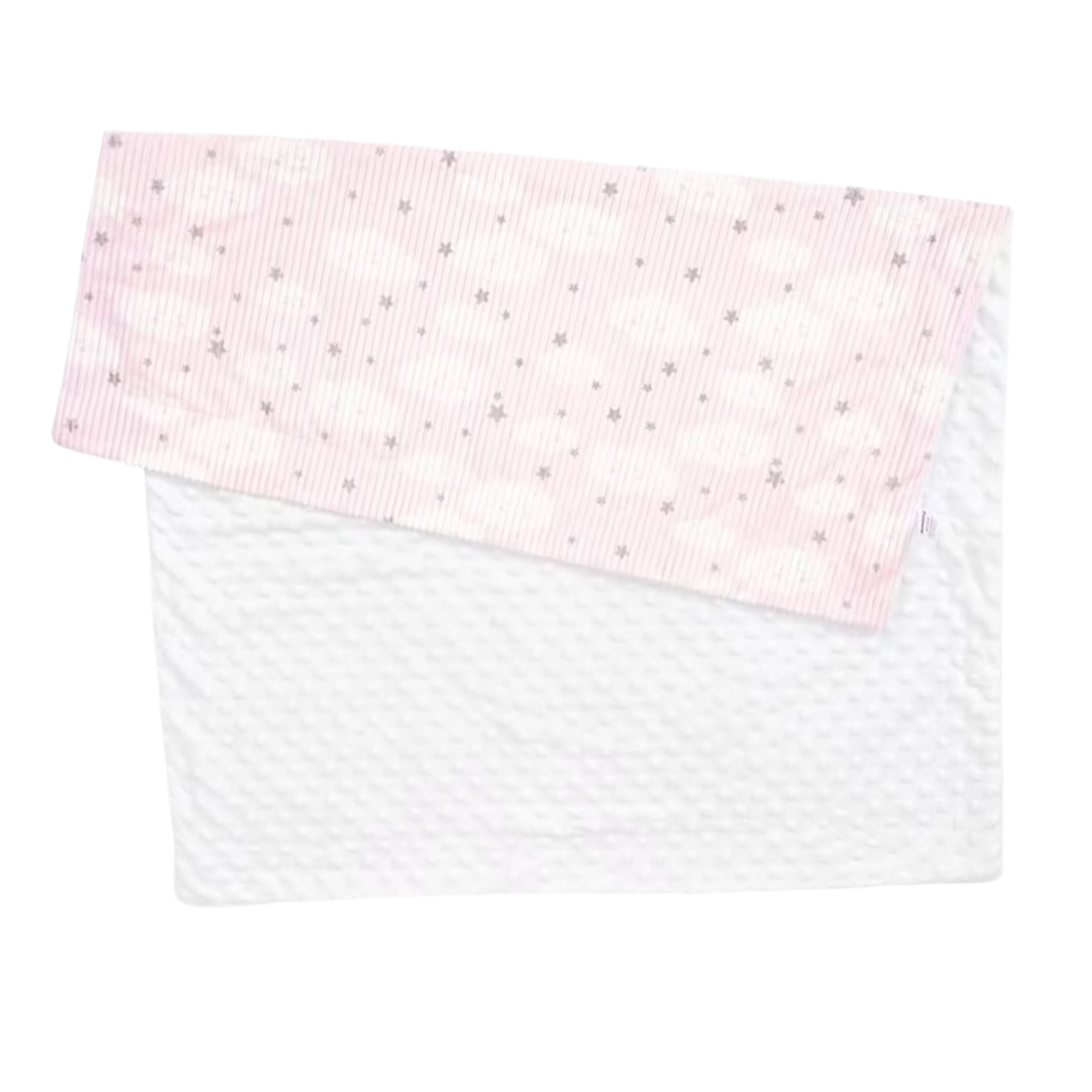 SUNNOZY Baby Double Layer Blanket – Cloud & Star Design | Soft Minky Comforter (75×100cm)